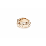 CARTIER - A LIMITED EDITION 18K 'OR AMOUR ET TRINITY' RING