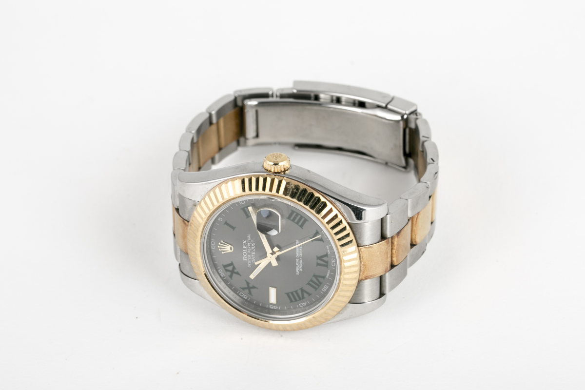 ROLEX - AN 'OYSTER PERPETUAL' WATCH - Image 4 of 5