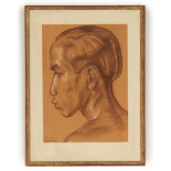 JOHAN RUDOLF BONNET (DUTCH, 1895-1978) - PORTRAIT OF A BALINESE MAN