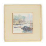 ASIAN SCHOOL (20TH CENTURY) - RIVER SCENE