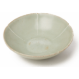 A LONGQUAN CELADON LOBED DISH