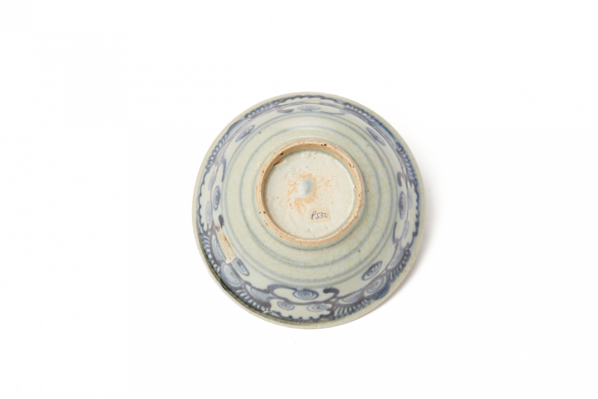A BLUE AND WHITE PORCELAIN BOWL (2) - Image 3 of 3