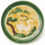 A CIZHOU SANCAI TYPE DEER DISH