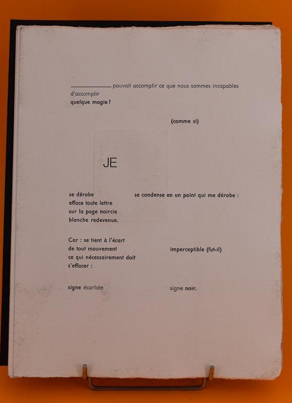 JEAN LAUDE - ROBERT JACOBSEN : Le Miroir Blanc, 1989, Paris, Edition Michel Nitabah, [...] - Image 3 of 6