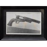 Andy WARHOL, Colt Type Cowboy Revolver Gun, tirage photo sur papier albuminé, H. [...]