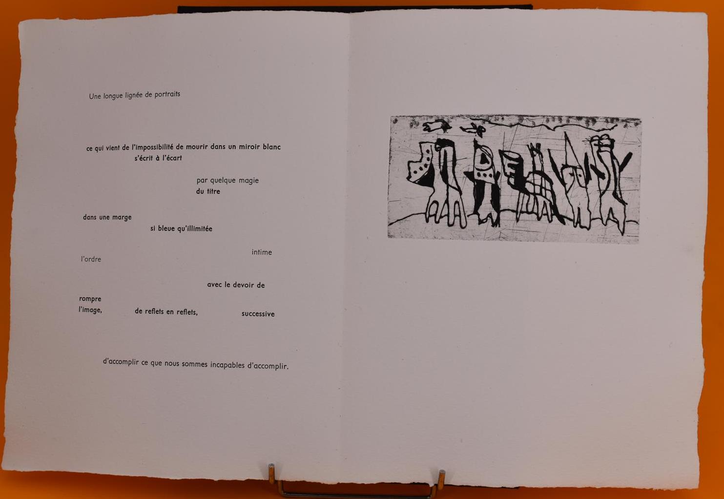 JEAN LAUDE - ROBERT JACOBSEN : Le Miroir Blanc, 1989, Paris, Edition Michel Nitabah, [...] - Image 5 of 6
