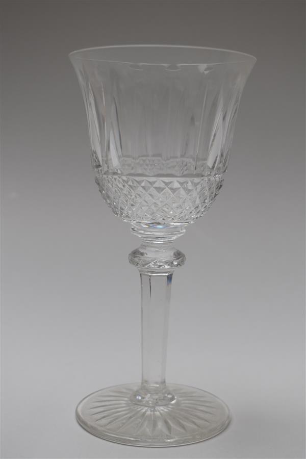 SAINT-LOUIS (manufacture de), Service de verres en cristal taillé comprenant 12 [...] - Image 5 of 5