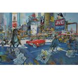 Daniel AUTHOUART, Manhattan colors, lithographie en couleurs, 79 x 114 cm signé en [...]