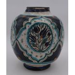 Raoul LACHENAL (1885-1956), Vase boule en faïence au décor dans le goût d'Iznik, [...]