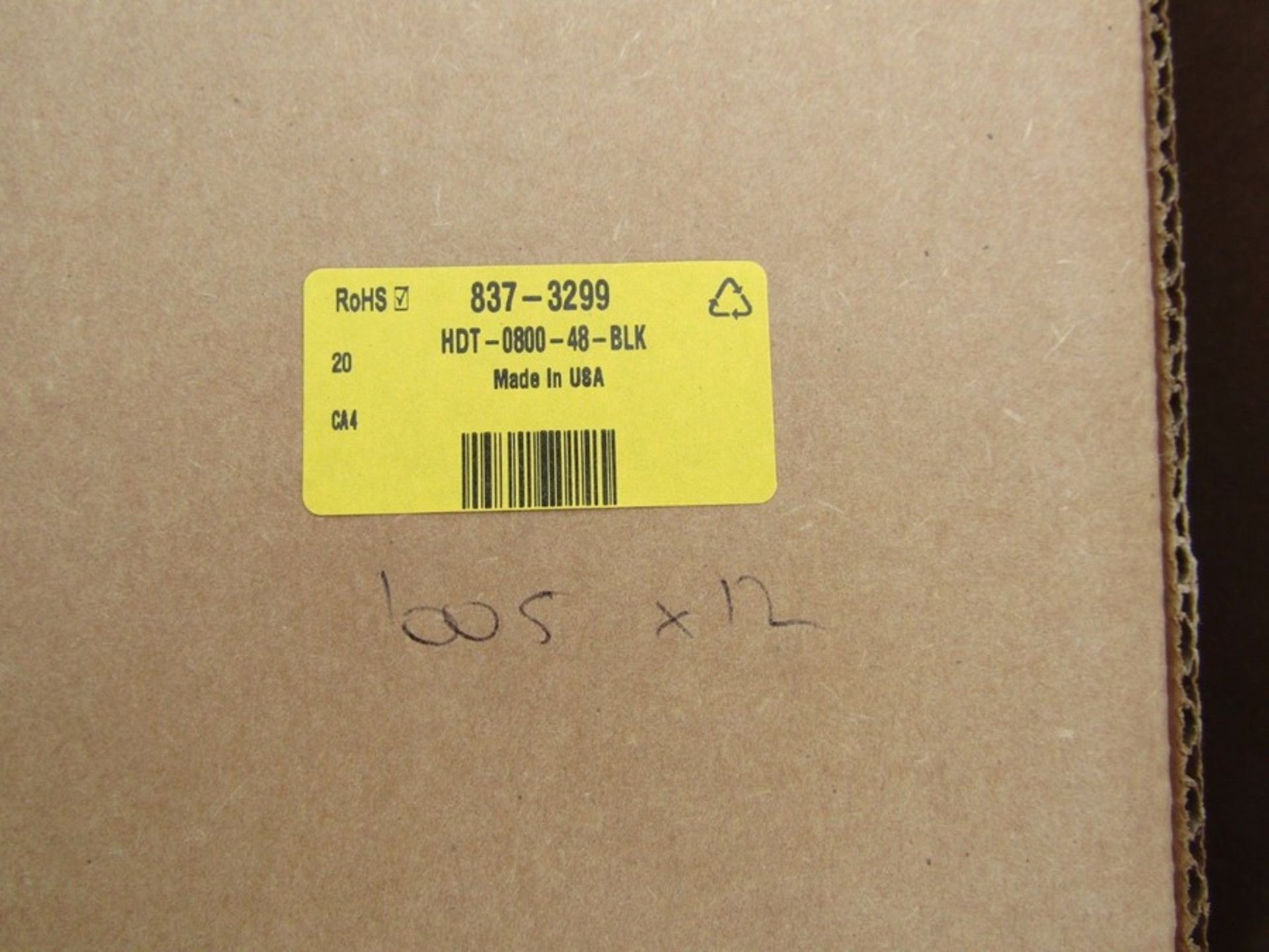 BOX of 20 x 3M Black Heat Shrink Tubing 3:1 20.3mm Dia x 1.219m - 1005 8373299 - Image 4 of 4