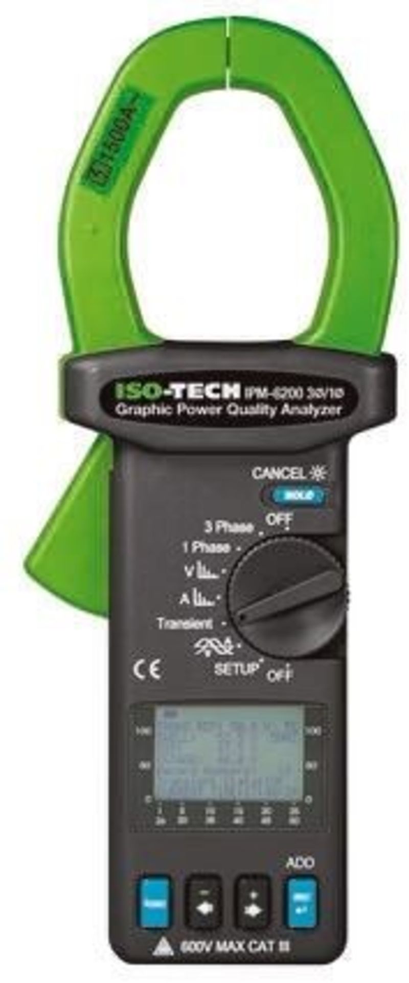 ISO-TECH IPM6200 1500A ac Power Quality Analyser - 6973755