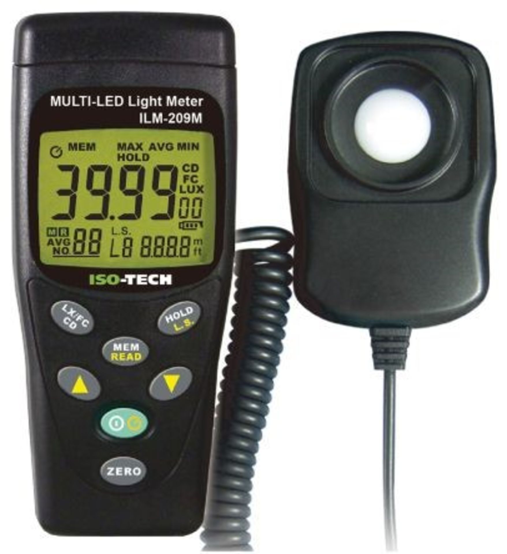 ILM209M LUX/FC Multi-LED Light Meter