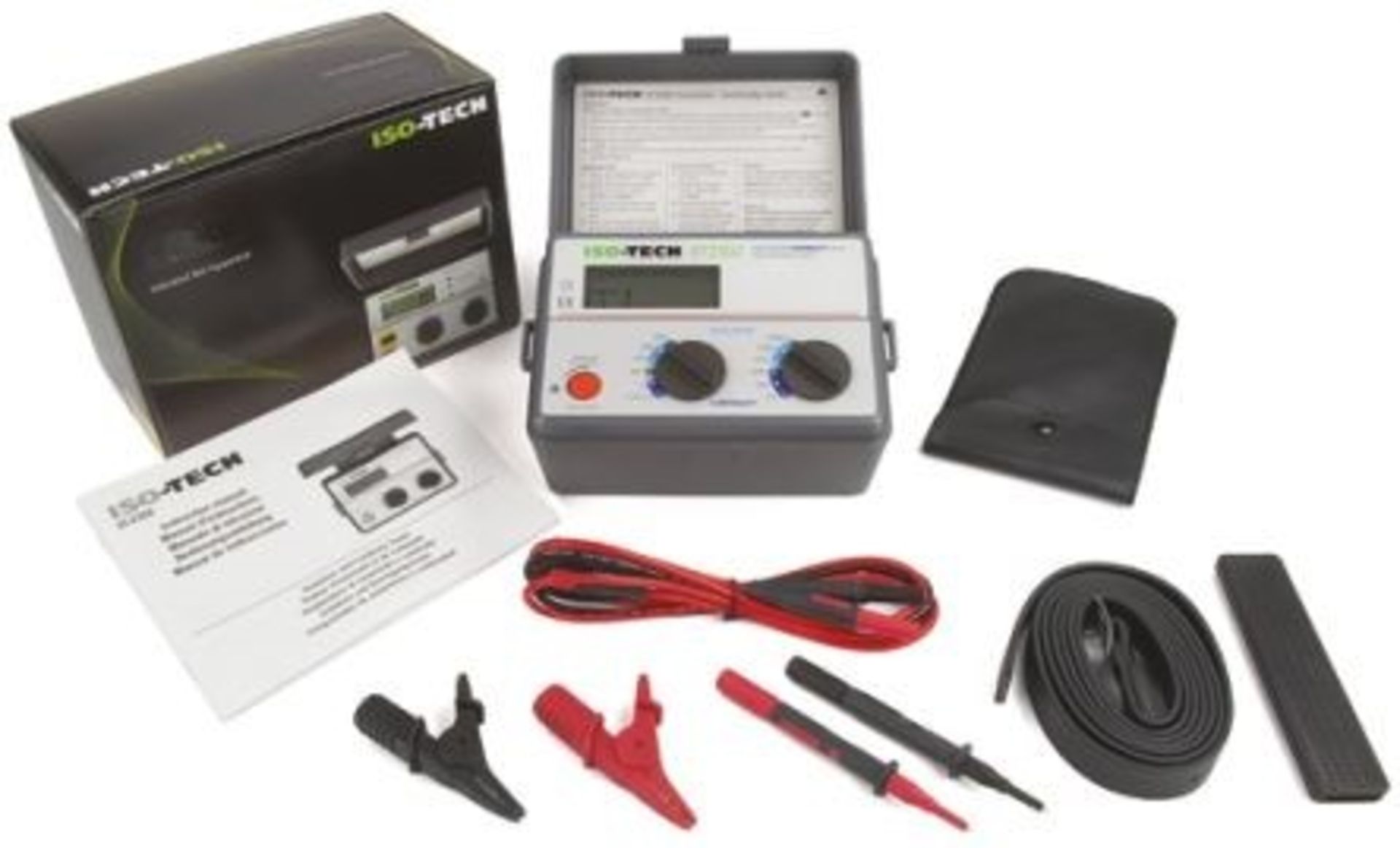 ISO-TECH IIT2302 Digital Insulation / Continuity Tester 200MΩ CAT III 300V - Image 2 of 3