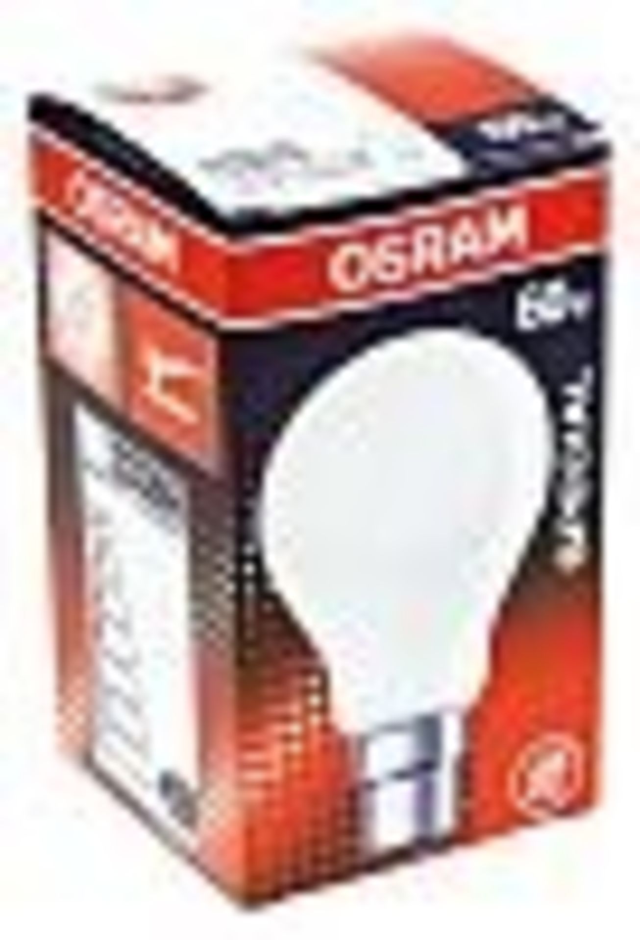 500 x 60W Osram GLS Rough Service Lamp, Bayonet - Image 2 of 2