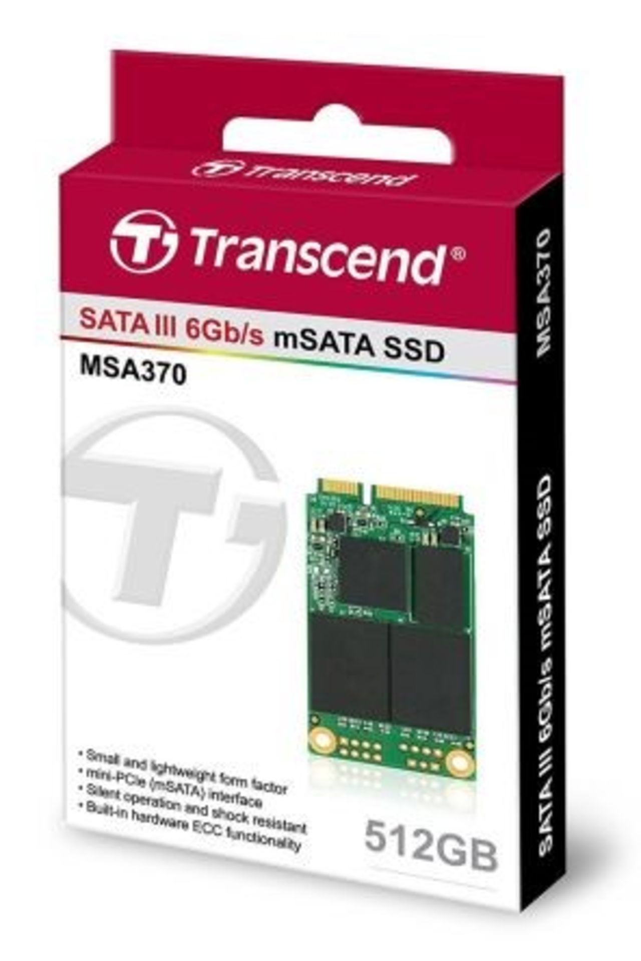 8 x Transcend MAS370 MSATA 512 GB Industrial SSD Hard Drive - Image 2 of 2