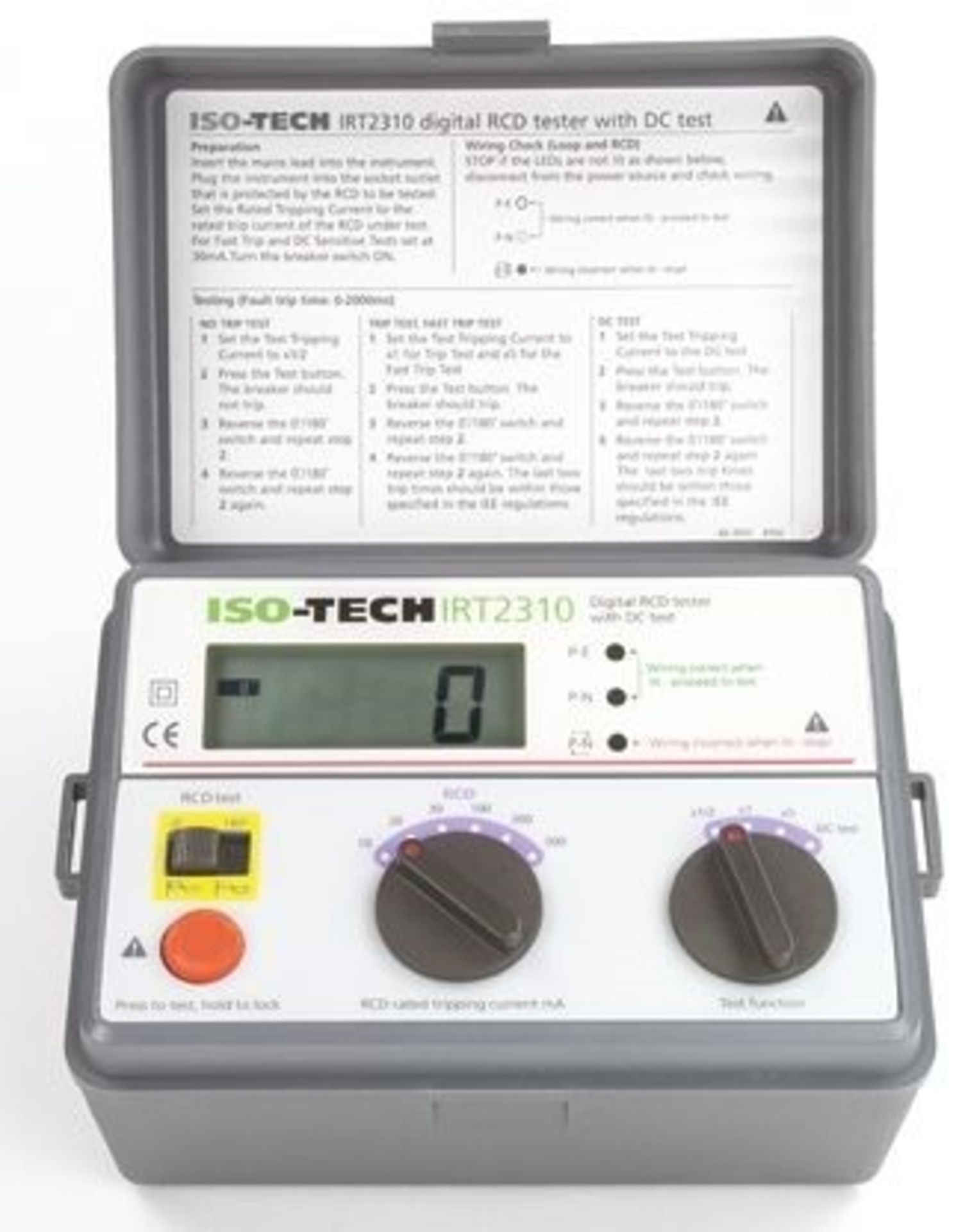 IRT 2310 RCD Tester with DC Test 500mA DC CAT III 300 V - Image 2 of 3