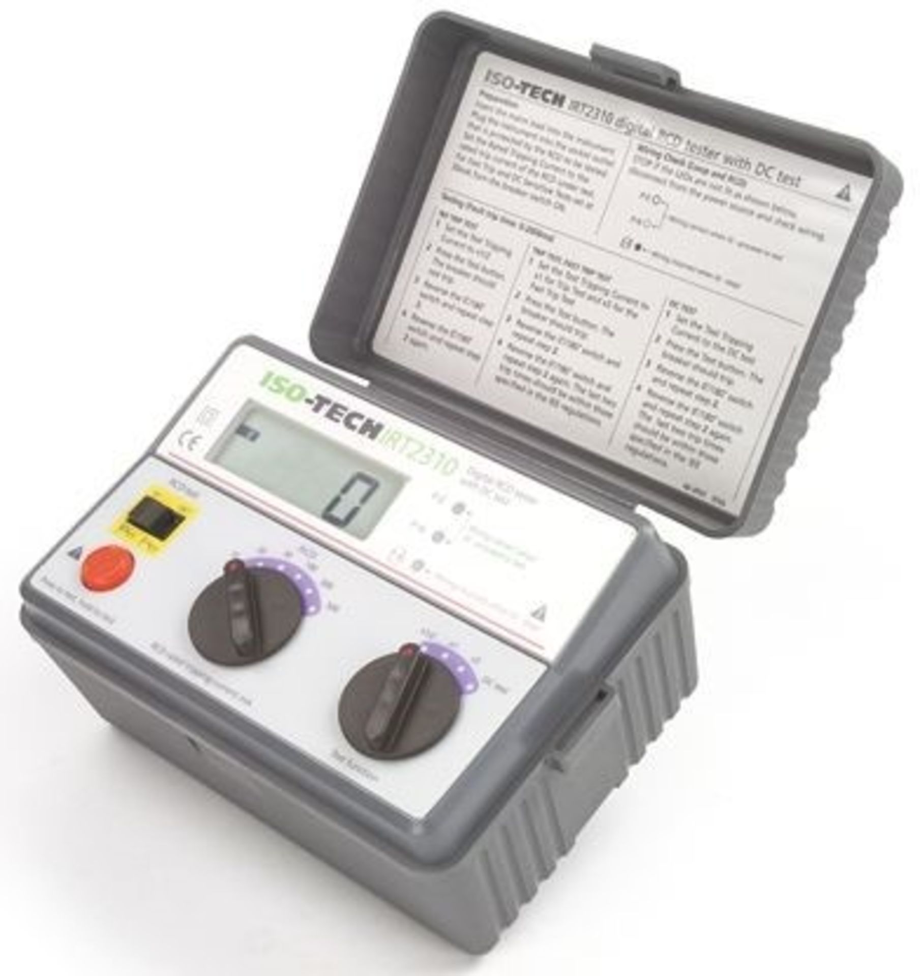 IRT 2310 RCD Tester with DC Test 500mA DC CAT III 300 V