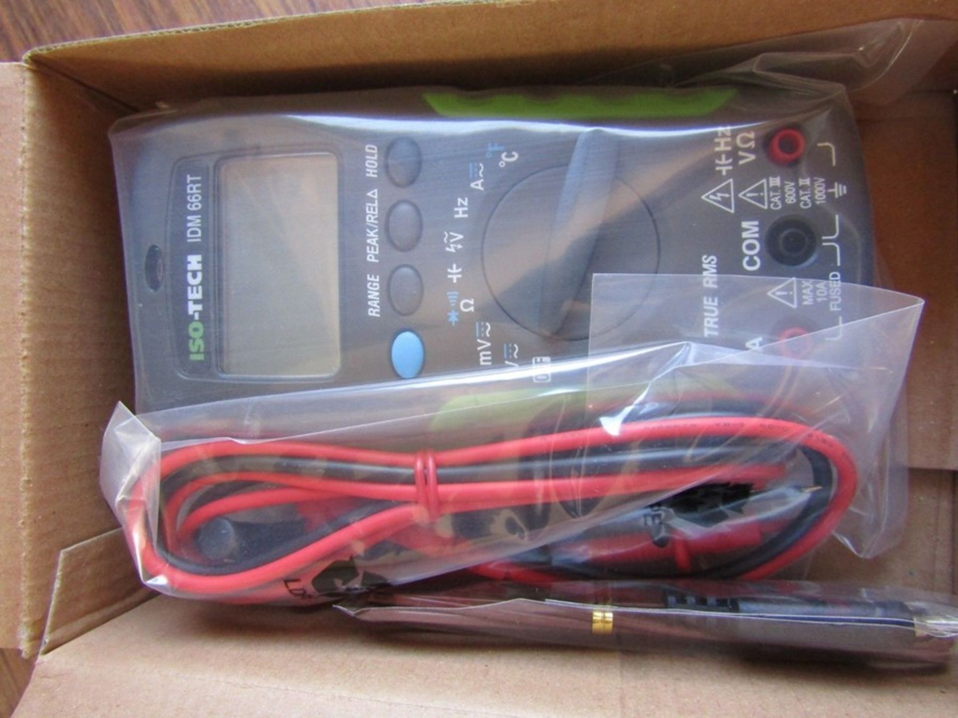 ISO-TECH IDM66RT Handheld Digital Multimeter 10A 1000Vac 1000Vdc J12 7961696