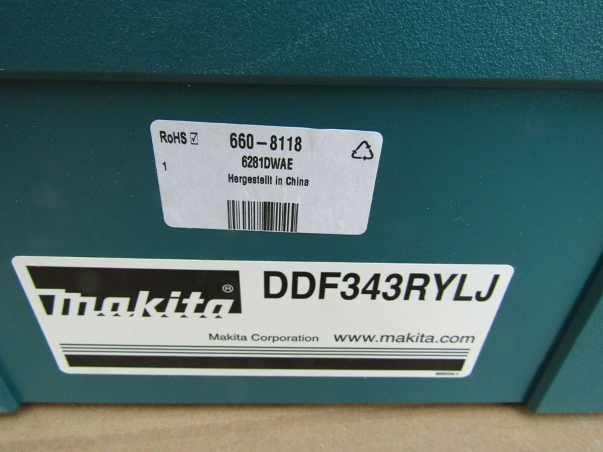 Makita Keyless DDF343 14.4V 1.3Ah Li-ion Cordless Drill Euro Plug 1005ml 6608118 - Bild 4 aus 4