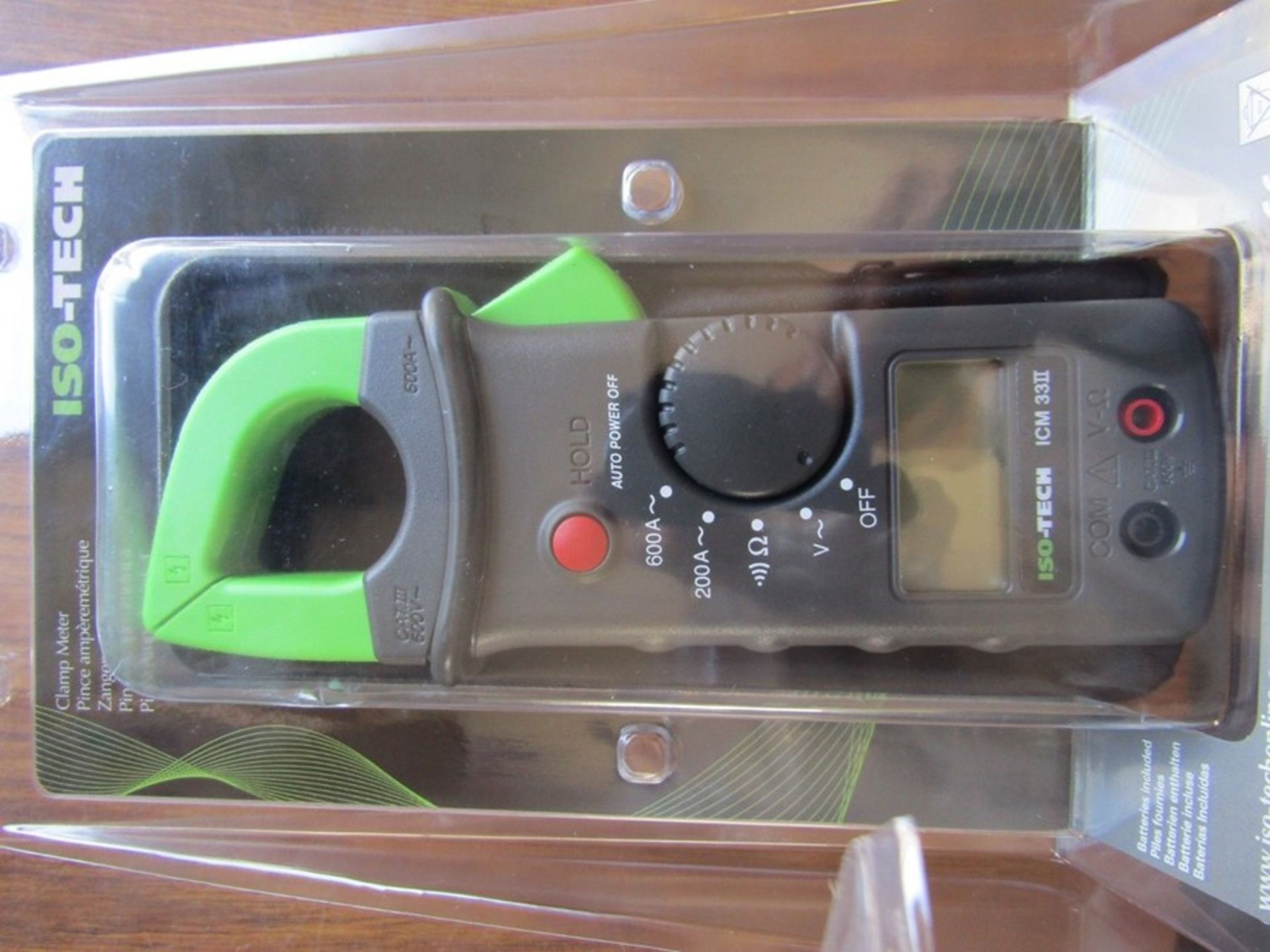 ISO-TECH ICM33II Clamp Meter, Max Current 600A ac CAT III 300V J4 6973976