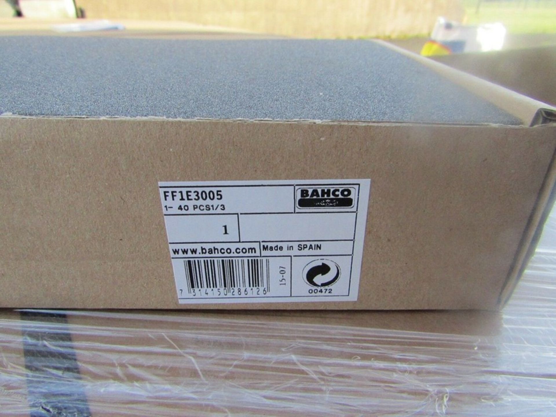 Bahco 40pc Maintenance Tool Kit Ratchet Spanners Bits Modular Foam 05C8 8987340 - Image 2 of 2