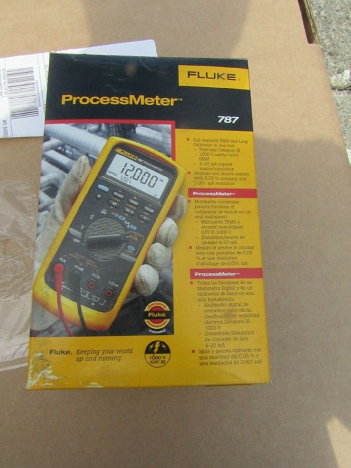 Fluke 787 Multi Function Calibrator / Multimeter / Process Meter H9CB 2547876 - Image 3 of 3