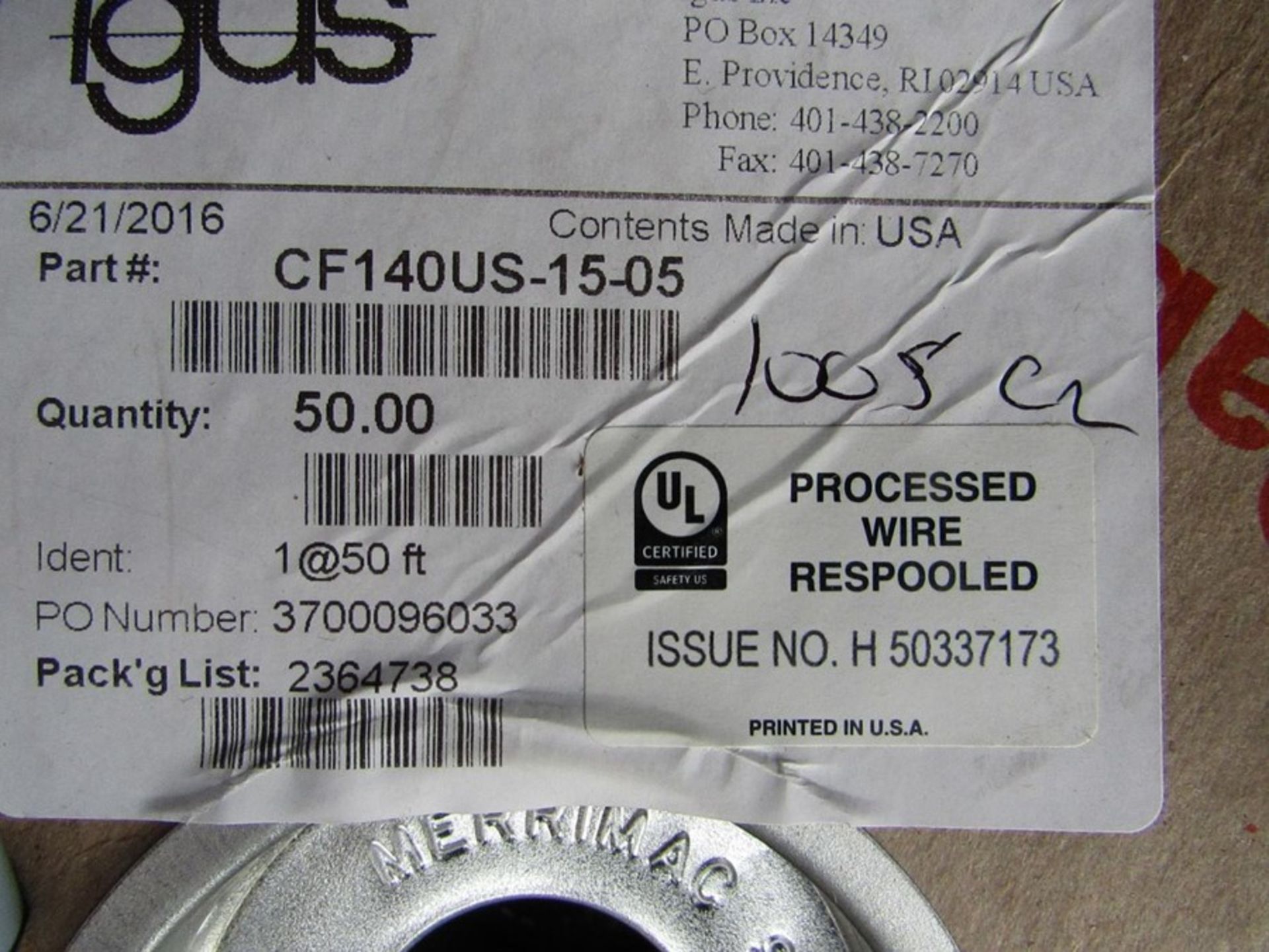 Igus 5 Core Screened PVC Sheath Actuator/Sensor Cable 15M REEL -1005CL 8662524 - Image 2 of 2