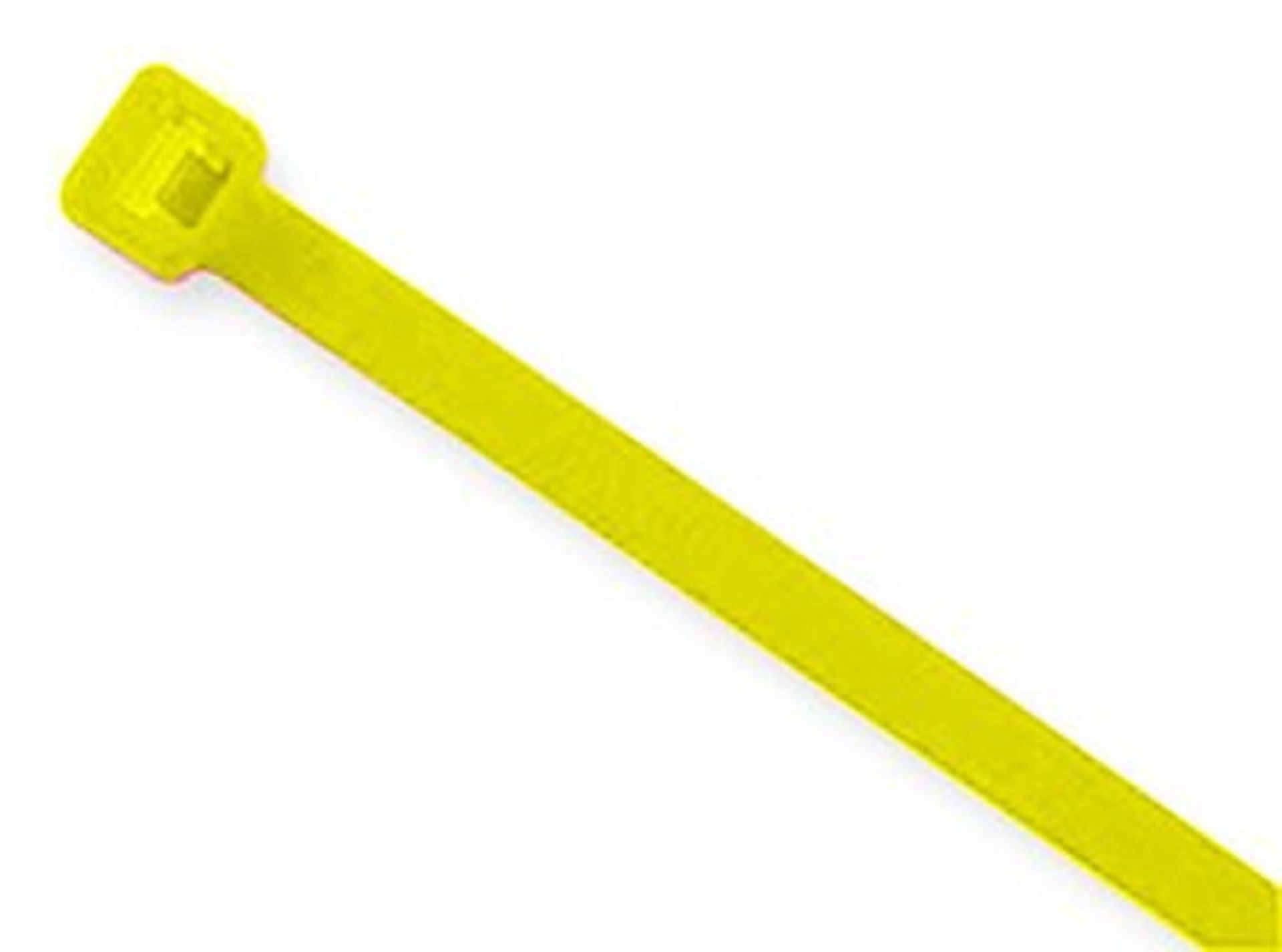 2000 x Panduit Yellow Nylon Pan Ty Cable Tie, 188mm x 4.8 mm, PLT Series