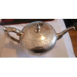 William IV Scottish Silver Teapot by Mackay and Chisholm Edinburgh 1837 - 10" x 7" - 550 grams.