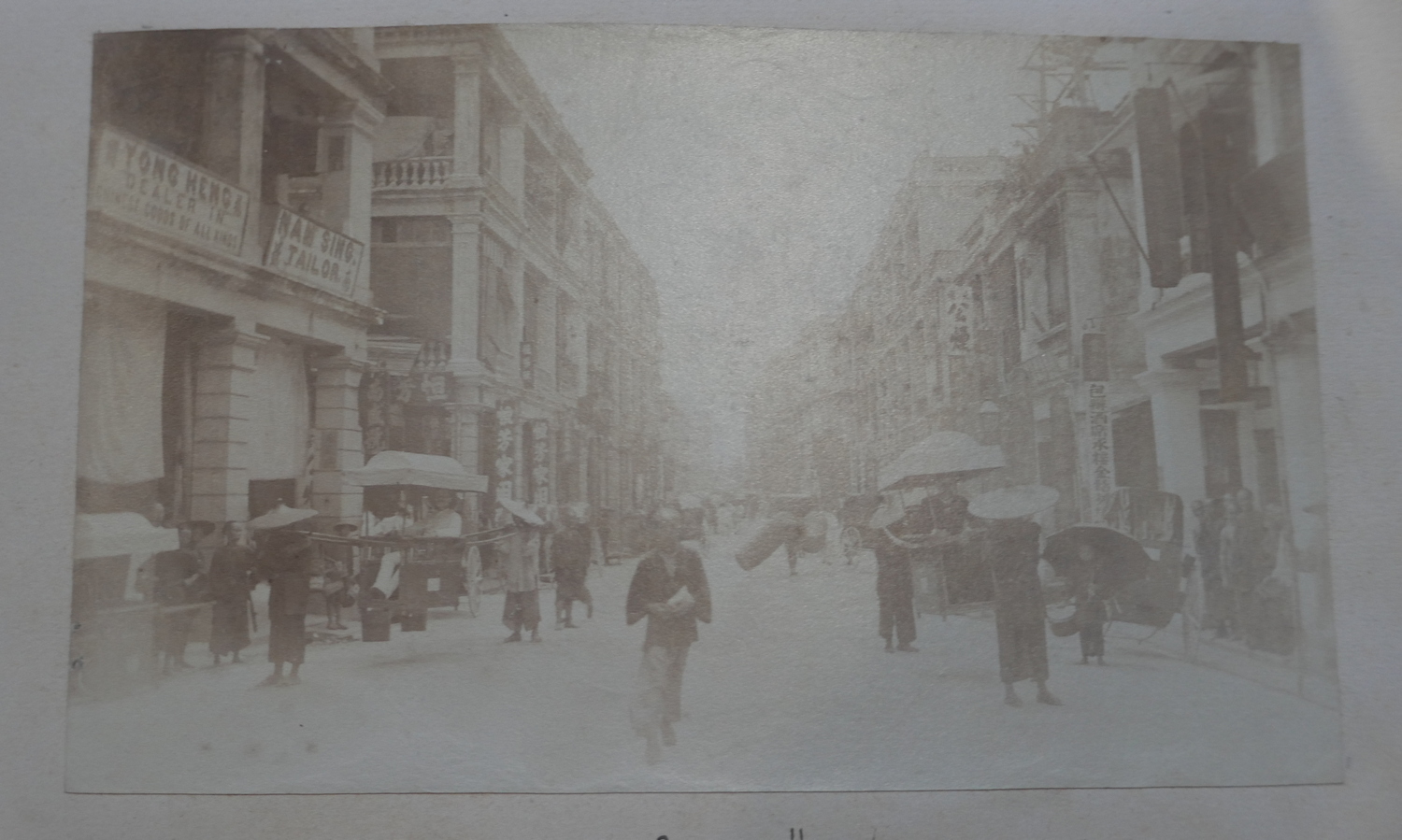 Antique Album of c1880-1900 Albumen Prints of Hong Kong and Singapore. - Image 9 of 25