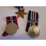 WW2 Military Medal for Bravery to 4031001 A.W.O..CL.3.M.J.HARNETT.KING'S.OWN in (POW-STALAG 344).