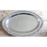 Georgian Silver Meat Platter 15" x 10 1/2" Daniel Smith&Robert Sharpe London 1770 - 930 grams.