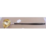 Continental Silver Gilt Punch Ladle c1880 - 15" (227mm) long.