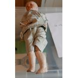 Antique French SFBJ Bisque Head Baby Boy Doll 227/4 - 16 1/2" tall.