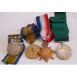 WW1 Trio - 89 VOL. A.C.STEWART. NYASALAND.V.R.- Long Service in the Colonial Auxilliary Forces Medal
