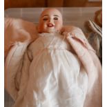 Antique French SFBJ 236 Bisque Headed Doll - 15".