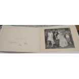 Vintage Signed Elizabeth R and Philip Christmas/New Year Card 1964 with photograph of Family.