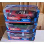 Lot of 3 Large Boxed James Bond Cars