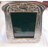 Art Nouveau Silver Picture Frame by Elkington&Co - Birmingham 1908 - 8 1/2" x 6 1/2".