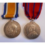 WW1 BWM to 2.LIEUT.H.J.FORD and Police Ambulance Coornation Medal 1911 to SUPT. H.J.FORD.