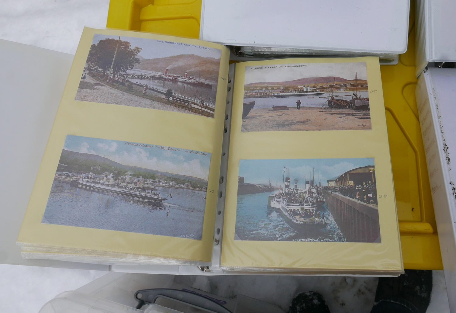 Lot of 4 Albums of Royal Navy Ship Photo's, Aberdeen Harbour etc. - Image 3 of 7