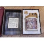 Boxed Robert Burns Rare Old Scotch Whisky Decanter certificate number 149