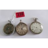 Lot of 3 Pocket Watches to include GSTP example.