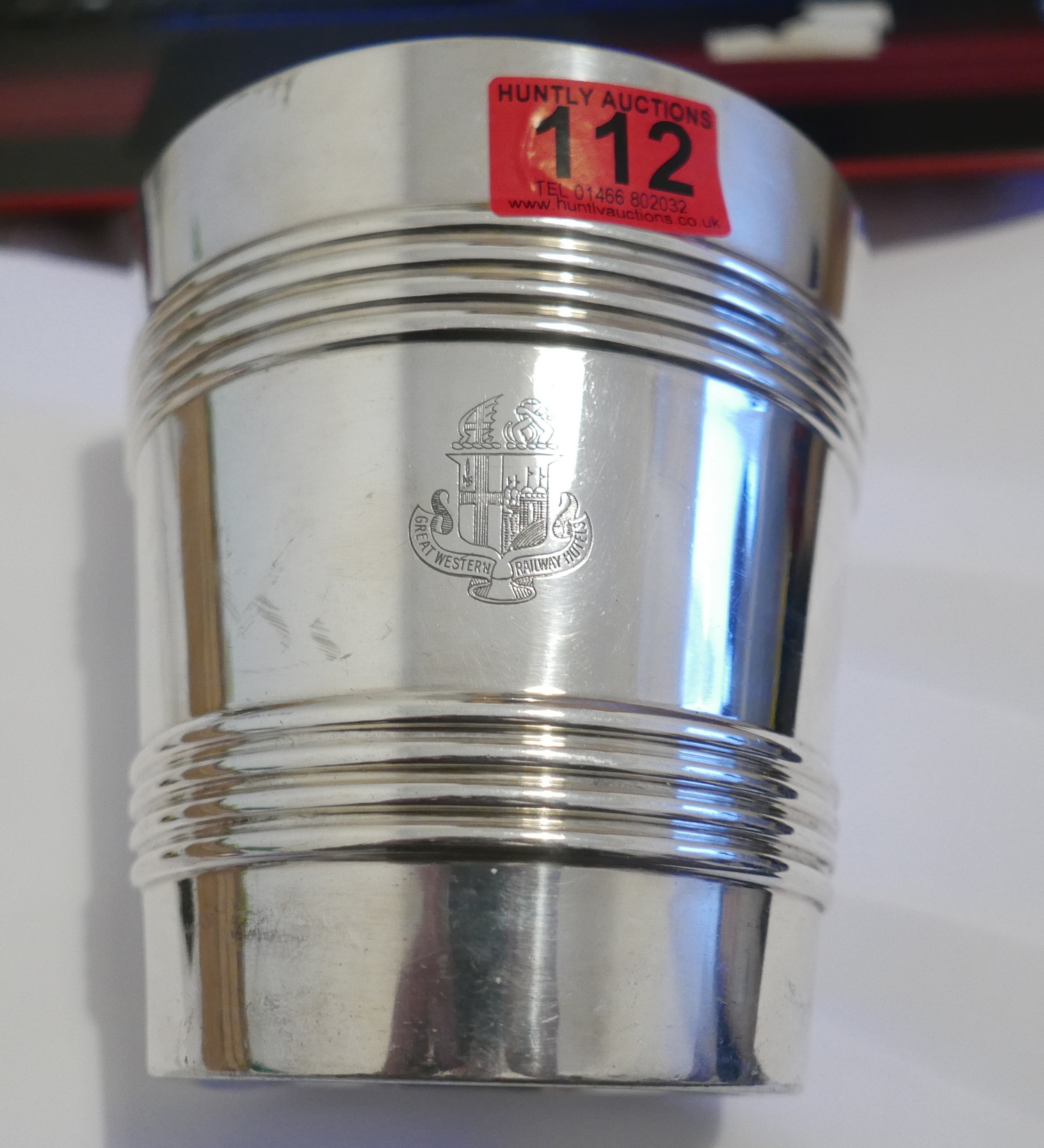 Great Western Railway Hotel Silver Plated Ice Bucket - 6" tall - 5 3/4" diameter top - Walker& Hall - Image 3 of 6