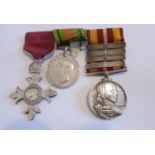WW2 Group of OBE and Medical Voluntary Medal to a MARGARET C WADE.