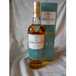 Macallan 15 year old fine oak Whisky - 700ml - 43%.