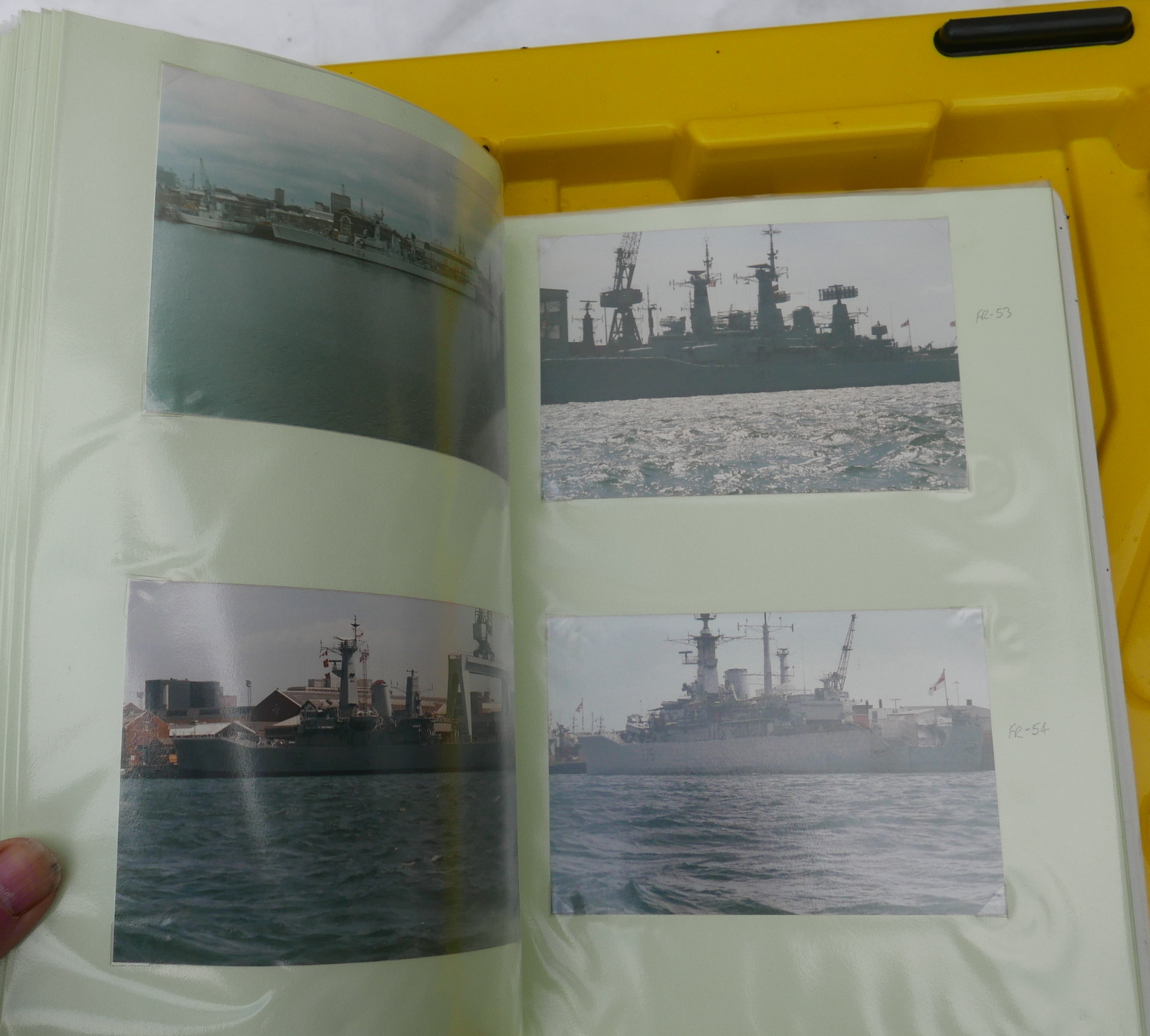 Lot of 4 Albums of Royal Navy Ship Photo's, Aberdeen Harbour etc. - Image 7 of 7