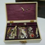Box of Various Jewellery Silver etc.