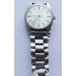 Vintage Stainless Steel Longines Admiral HF Automatic Watch.