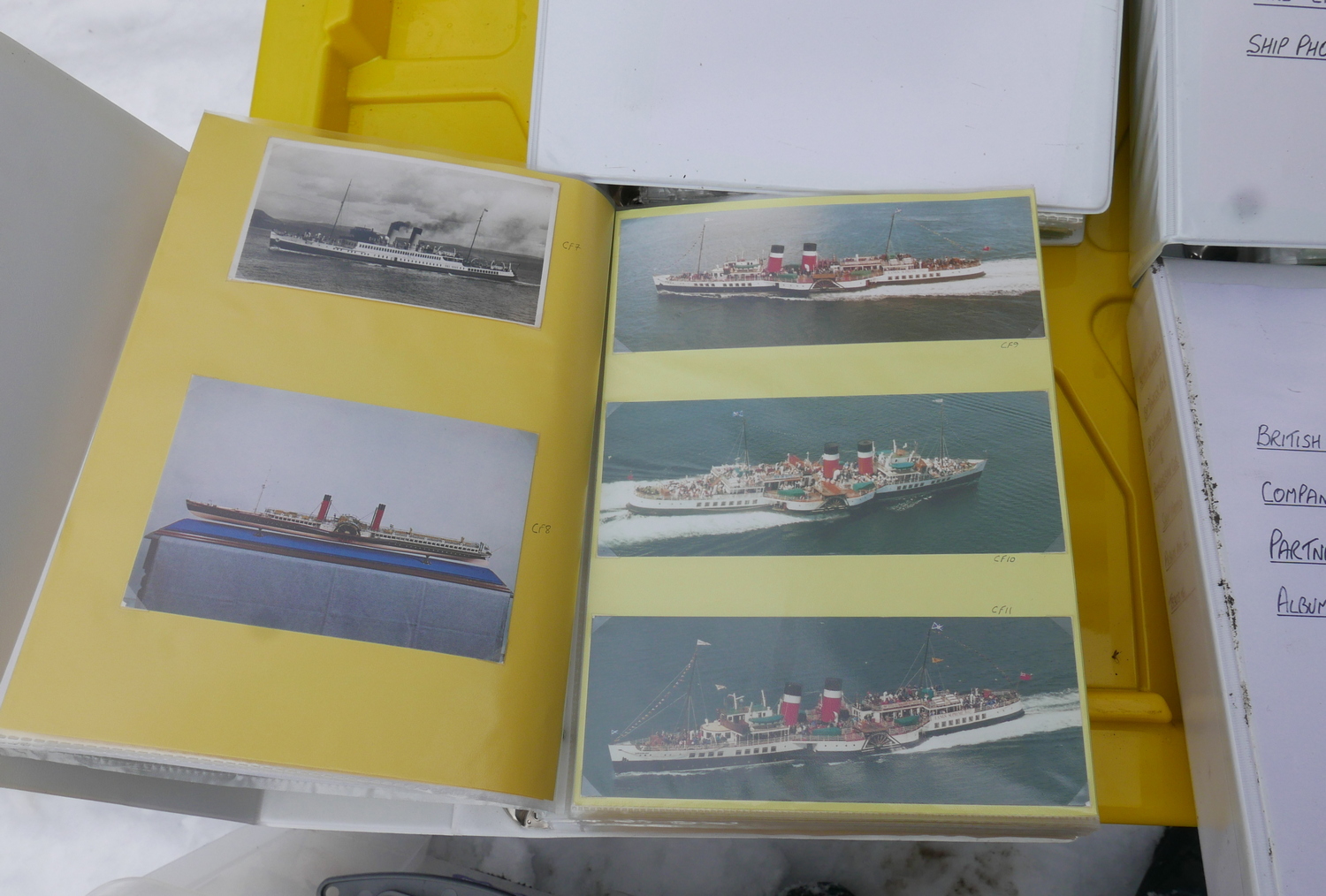 Lot of 4 Albums of Royal Navy Ship Photo's, Aberdeen Harbour etc. - Image 2 of 7